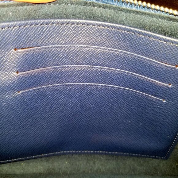 Authentic Louis Vuitton Monogram Escale Double Zipper Pochette Cross Body Bag - Picture 12 of 13